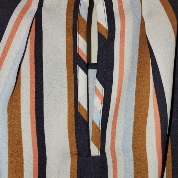 Worthington Multicolored Striped Dressy Tank Top XL - Picture 3 of 5